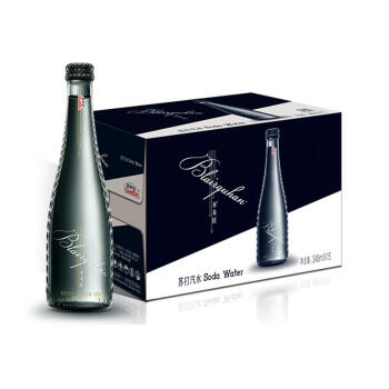 景田 本来旺 饮用苏打水 玻璃装 348ml*15瓶 整箱装 礼盒