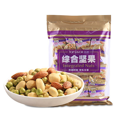 金语综合坚果混合果仁干果大礼包组合装250g手信礼物休闲零食小吃2包