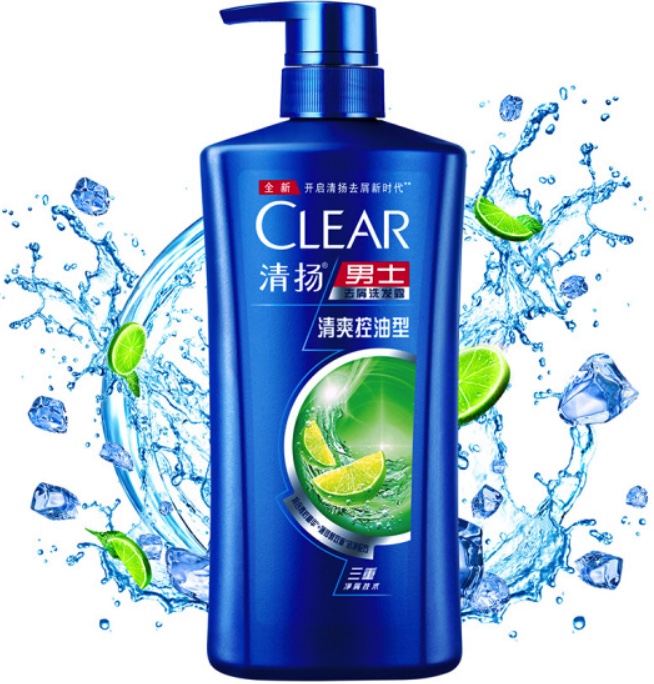 清扬（Clear）男士去屑洗发水清爽控油型720g+100g赠720g+100g 